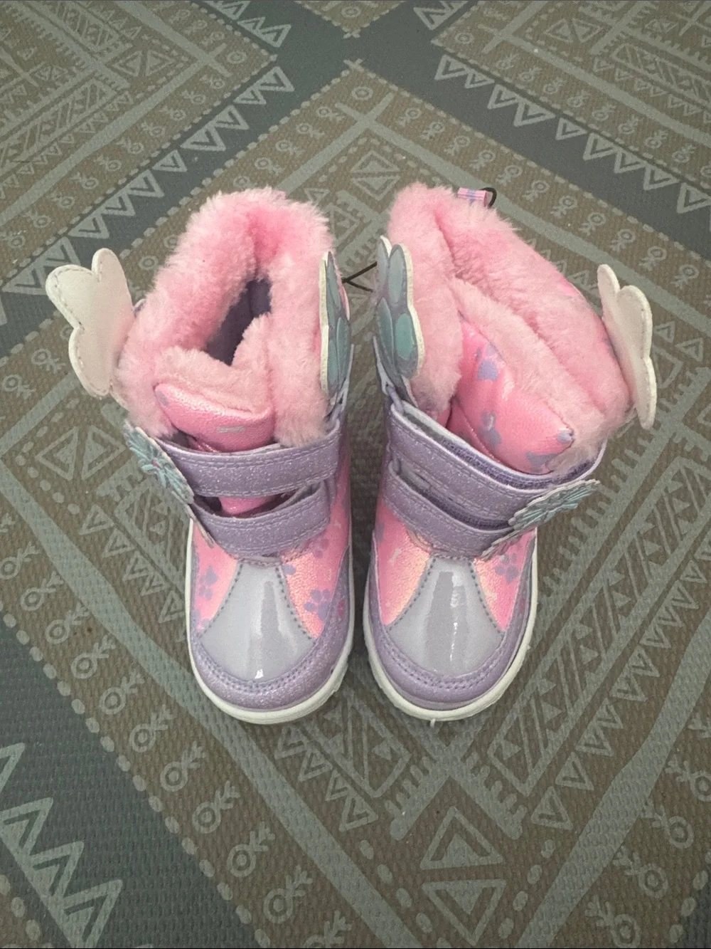 Paw Patrol Girls Pink Purple Light Blue Skye Winter Rain & Snow Boots